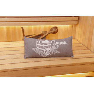 Sauna pillow – light grey - The Sauna Place