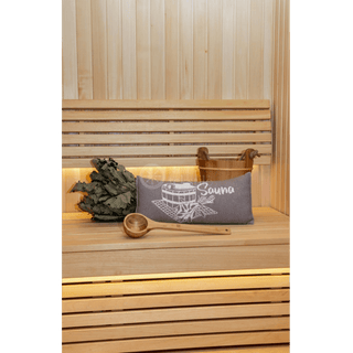 Sauna pillow – light grey - The Sauna Place