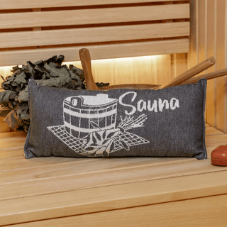 Sauna pillows – dark grey - The Sauna Place