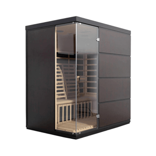 HeatWave Sirona 4 Person Hemlock Carbon Infrared Sauna - The Sauna Place