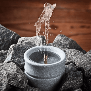 Solina Fountain 1 pillar, 3 1/8" h x 3 1/4" diam. (2 oz. water) - The Sauna Place