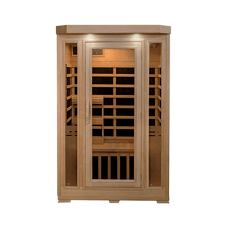 HeatWave Sonoma 2 Person Hemlock Carbon Infrared Sauna - The Sauna Place