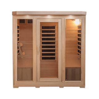 HeatWave Sonoma 4 Person Hemlock Carbon Infrared Sauna - The Sauna Place