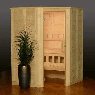 Almost Heaven Sutton 2-Person Prebuilt Sauna - The Sauna Place