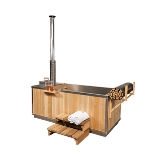 Leisurecraft - The Starlight Wood Burning Hot Tub Kit - The Sauna Place