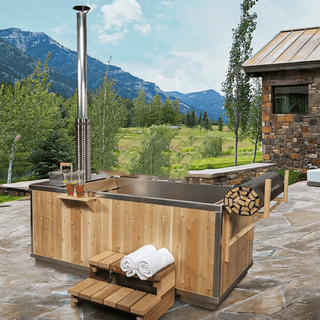 Leisurecraft - The Starlight Wood Burning Hot Tub Kit - The Sauna Place