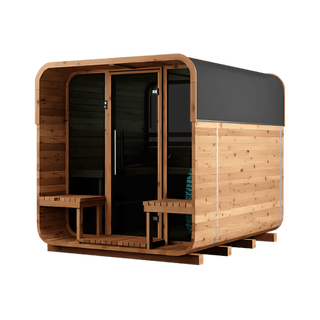 Thermory Square Sauna No. 41 (No Back Window) - The Sauna Place