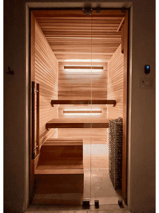 Custom Indoor Cedro Sauna™ Maui 10’x10’ cut to your precise dimensions