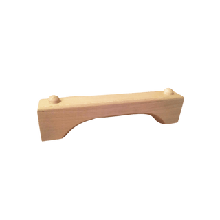 Wood Door Handle (9 1/8" x 1 3/8"w x 2"d) - The Sauna Place