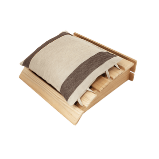 Wood Headrest with pillow (9″ x 10″) - The Sauna Place