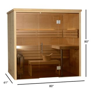 Almost Heaven Worthington 6 Person Sauna - The Sauna Place