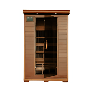 HeatWave Yukon 2 Person Cedar Infrared Sauna - The Sauna Place