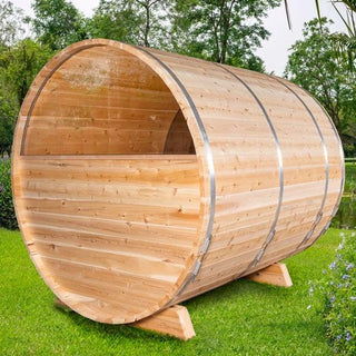 Dundalk Canadian Timber Tranquility MP Barrel Sauna - The Sauna Place