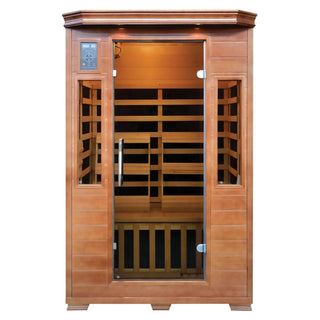 Majestic 2 Person Hemlock Carbon Infrared Sauna