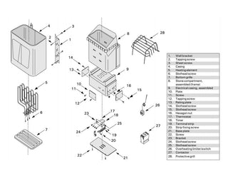 Finlandia / Harvia Part # F59 3 Pole 35 amp Contactor (note: for FX & FL 303 Contactor) - The Sauna Place