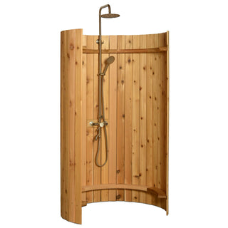 Rinse Ellipse Outdoor Shower - The Sauna Place