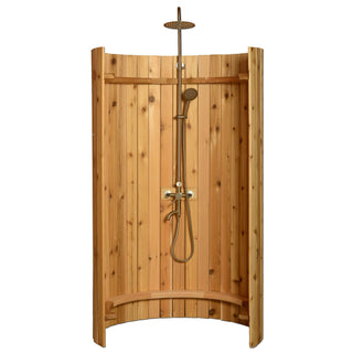 Rinse Ellipse Outdoor Shower - The Sauna Place