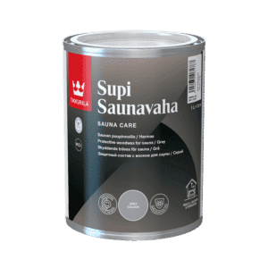 Tikkurila Supi Grey Sauna Wax (1 Liter) - The Sauna Place