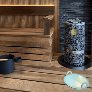 Cariitti Water Bowl with Wooden Handles - The Sauna Place