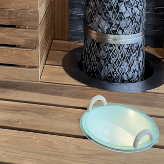 Cariitti Water Bowl with Wooden Handles - The Sauna Place