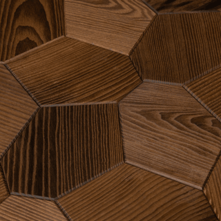 EmotionWood Hexagon Thermo-Ash Brushed - The Sauna Place