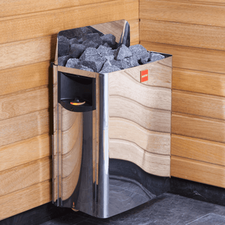 Harvia The Wall SW-80 BLACK Electric Sauna Heater - The Sauna Place